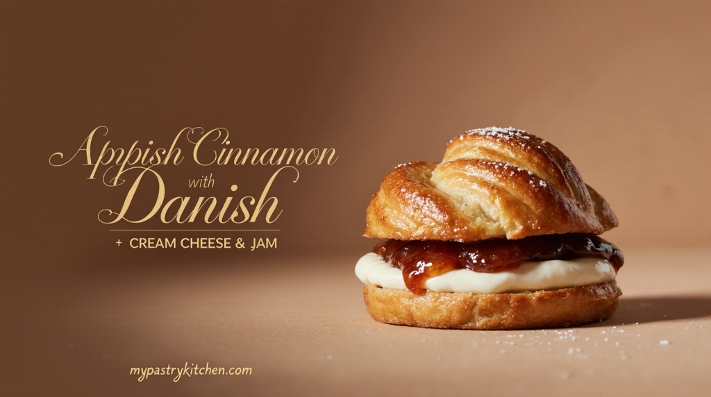 Danish Pastry with Cream Cheese & Jam