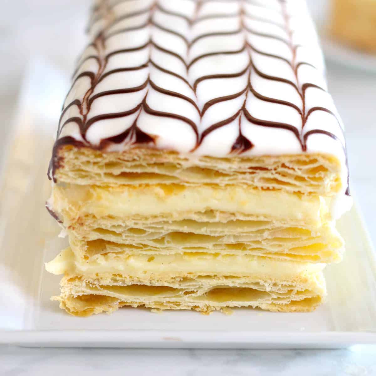 French Pastry – Classic Mille-Feuille (Napoleon Pastry)